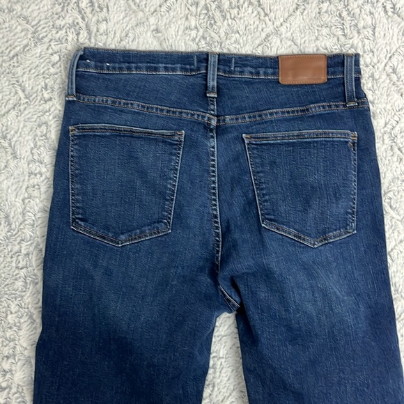 Madewell 10” High Rise Skinny Blue Denim Waist 31 - Picture 9 of 11